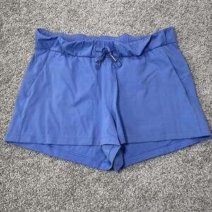Women Lululemon Inner Glow High-Rise Short 3" Oasis Blue Size 10